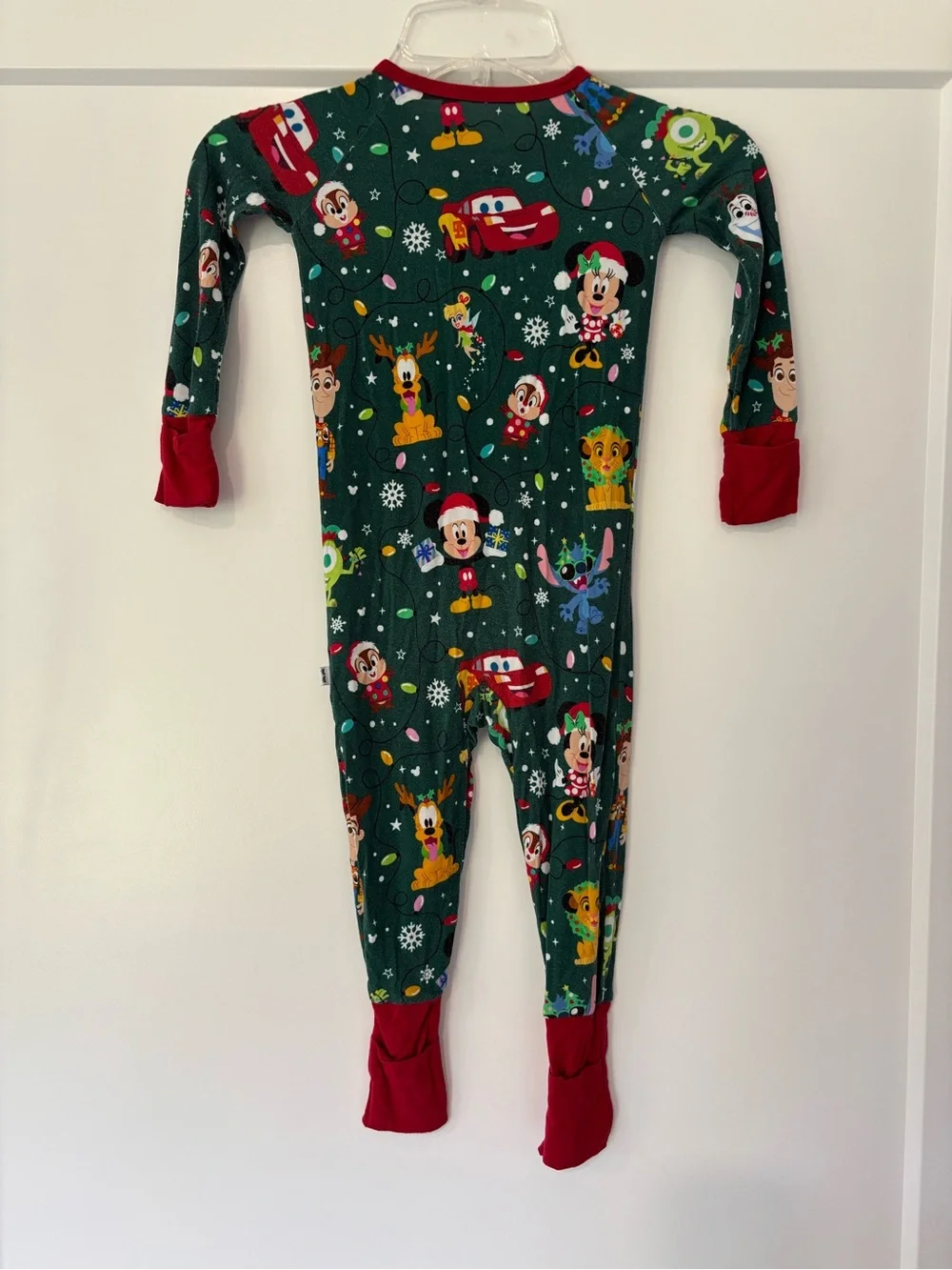 Little Sleepies Disney Christmas Parade Bamboo Zippy Pajama 12/18 months